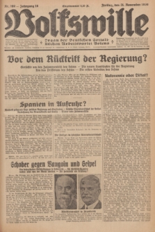 Volkswille : organ der Deutschen Sozialistischen Arbeitspartei Polens. Jg.16 [i.e.15], Nr. 269 (21 November 1930) + dod.