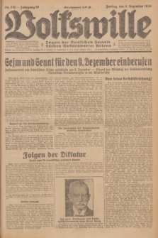 Volkswille : Organ der Deutschen Sozialistischen Arbeitspartei Polens. Jg.16 [i.e.15], Nr. 281 (5 Dezember 1930) + dod.