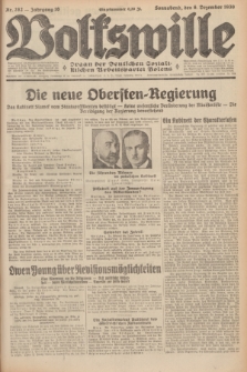 Volkswille : Organ der Deutschen Sozialistischen Arbeitspartei Polens. Jg.16 [i.e.15], Nr. 282 (6 Dezember 1930) + dod.