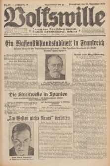 Volkswille : Organ der Deutschen Sozialistischen Arbeitspartei Polens. Jg.16 [i.e.15], Nr. 287 (13 Dezember 1930) + dod.
