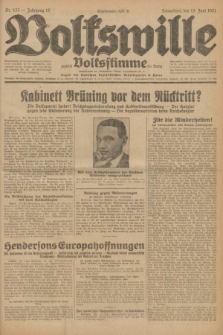 Volkswille : zugleich Volksstimme für Bielitz : Organ der Deutschen Sozialistischen Arbeitspartei in Polen. Jg.17, Nr. 133 (13 Juni 1931) + dod.