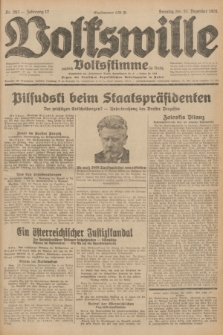 Volkswille : zugleich Volksstimme für Bielitz : Organ der Deutschen Sozialistischen Arbeitspartei in Polen. Jg.17, Nr. 293 (20 Dezember 1931) + dod.