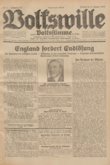 Volkswille : zugleich Volksstimme für Bielitz : Organ der Deutschen Sozialistischen Arbeitspartei in Polen. Jg.18, Nr. 5 (8 Januar 1932) + dod.