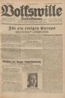 Volkswille : zugleich Volksstimme für Bielitz : Organ der Deutschen Sozialistischen Arbeitspartei in Polen. Jg.18, Nr. 12 (16 Januar 1932) + dod.