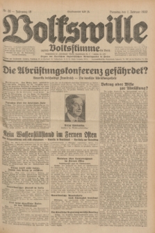 Volkswille : zugleich Volksstimme für Bielitz : Organ der Deutschen Sozialistischen Arbeitspartei in Polen. Jg.18, Nr. 26 (2 Februar 1932) + dod.
