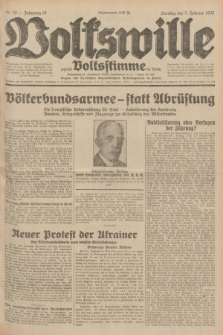 Volkswille : zugleich Volksstimme für Bielitz : Organ der Deutschen Sozialistischen Arbeitspartei in Polen. Jg.18, Nr. 30 (7 Februar 1932) + dod.