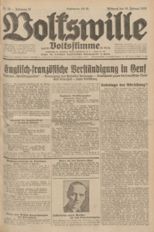 Volkswille : zugleich Volksstimme für Bielitz : Organ der Deutschen Sozialistischen Arbeitspartei in Polen. Jg.18, Nr. 32 (10 Februar 1932) + dod.