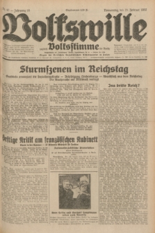 Volkswille : zugleich Volksstimme für Bielitz : Organ der Deutschen Sozialistischen Arbeitspartei in Polen. Jg.18, Nr. 45 (25 Februar 1932) + dod.