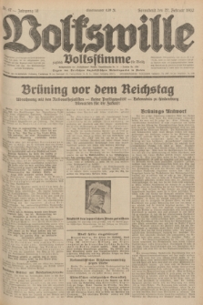 Volkswille : zugleich Volksstimme für Bielitz : Organ der Deutschen Sozialistischen Arbeitspartei in Polen. Jg.18, Nr. 47 (27 Februar 1932) + dod.