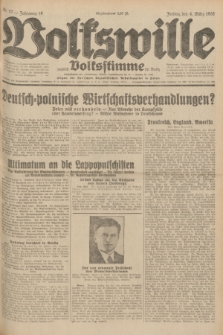 Volkswille : zugleich Volksstimme für Bielitz : Organ der Deutschen Sozialistischen Arbeitspartei in Polen. Jg.18, Nr. 52 (4 März 1932) + dod.