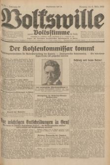 Volkswille : zugleich Volksstimme für Bielitz : Organ der Deutschen Sozialistischen Arbeitspartei in Polen. Jg.18, Nr. 55 (8 März 1932) + dod.