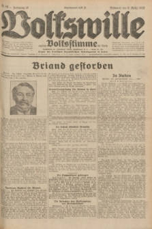Volkswille : zugleich Volksstimme für Bielitz : Organ der Deutschen Sozialistischen Arbeitspartei in Polen. Jg.18, Nr. 56 (9 März 1932) + dod.