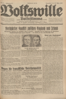 Volkswille : zugleich Volksstimme für Bielitz : Organ der Deutschen Sozialistischen Arbeitspartei in Polen. Jg.18, Nr. 71 (26 März 1932) + dod.