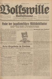 Volkswille : zugleich Volksstimme für Bielitz : Organ der Deutschen Sozialistischen Arbeitspartei in Polen. Jg.18, Nr. 79 (6 April 1932) + dod.
