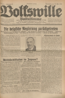 Volkswille : zugleich Volksstimme für Bielitz : Organ der Deutschen Sozialistischen Arbeitspartei in Polen. Jg.18, Nr. 113 (19 Mai 1932) + dod.