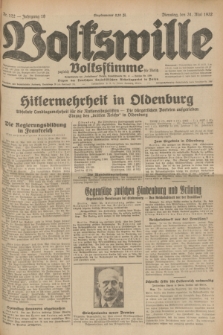 Volkswille : zugleich Volksstimme für Bielitz : Organ der Deutschen Sozialistischen Arbeitspartei in Polen. Jg.18, Nr. 122 (31 Mai 1932) + dod.