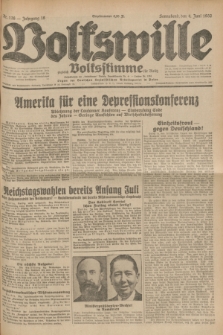 Volkswille : zugleich Volksstimme für Bielitz : Organ der Deutschen Sozialistischen Arbeitspartei in Polen. Jg.18, Nr. 126 (4 Juni 1932) + dod.