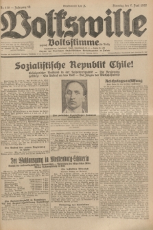 Volkswille : zugleich Volksstimme für Bielitz : Organ der Deutschen Sozialistischen Arbeitspartei in Polen. Jg.18, Nr. 128 (7 Juni 1932) + dod.
