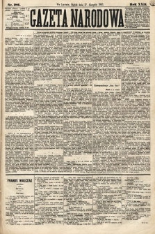 Gazeta Narodowa. 1883, nr 186