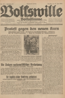 Volkswille : zugleich Volksstimme für Bielitz : Organ der Deutschen Sozialistischen Arbeitspartei in Polen. Jg.18, Nr. 133 (12 Juni 1932) + dod.