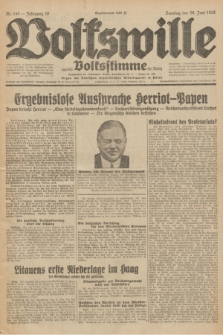 Volkswille : zugleich Volksstimme für Bielitz : Organ der Deutschen Sozialistischen Arbeitspartei in Polen. Jg.18, Nr. 145 (26 Juni 1932) + dod.