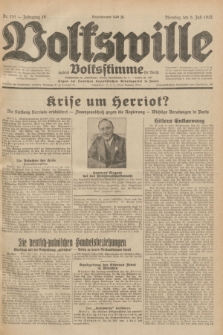 Volkswille : zugleich Volksstimme für Bielitz : Organ der Deutschen Sozialistischen Arbeitspartei in Polen. Jg.18, Nr. 151 (5 Juli 1932) + dod.