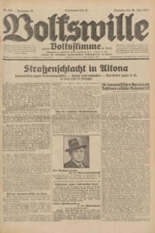 Volkswille : zugleich Volksstimme für Bielitz : Organ der Deutschen Sozialistischen Arbeitspartei in Polen. Jg.18, Nr. 163 (19 Juli 1932) + dod.