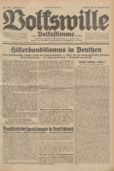 Volkswille : zugleich Volksstimme für Bielitz : Organ der Deutschen Sozialistischen Arbeitspartei in Polen. Jg.18, Nr. 195 (26 August 1932) + dod.