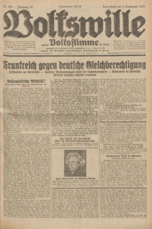 Volkswille : zugleich Volksstimme für Bielitz : Organ der Deutschen Sozialistischen Arbeitspartei in Polen. Jg.18, Nr. 202 (3 September 1932) + dod.