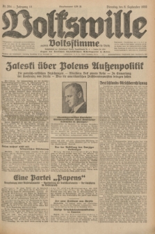 Volkswille : zugleich Volksstimme für Bielitz : Organ der Deutschen Sozialistischen Arbeitspartei in Polen. Jg.18, Nr. 204 (6 September 1932) + dod.