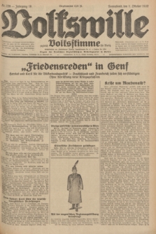 Volkswille : zugleich Volksstimme für Bielitz : Organ der Deutschen Sozialistischen Arbeitspartei in Polen. Jg.18, Nr. 226 (1 Oktober 1932) + dod.