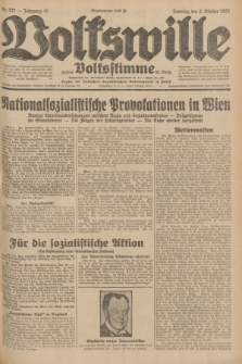 Volkswille : zugleich Volksstimme für Bielitz : Organ der Deutschen Sozialistischen Arbeitspartei in Polen. Jg.18, Nr. 227 (2 Oktober 1932) + dod.
