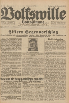 Volkswille : zugleich Volksstimme für Bielitz : Organ der Deutschen Sozialistischen Arbeitspartei in Polen. Jg.18, Nr. 272 (25 November 1932) + dod.