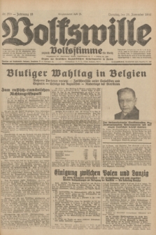 Volkswille : zugleich Volksstimme für Bielitz : Organ der Deutschen Sozialistischen Arbeitspartei in Polen. Jg.18, Nr. 275 (29 November 1932) + dod.