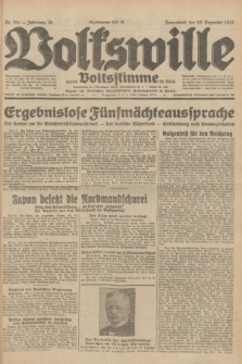 Volkswille : zugleich Volksstimme für Bielitz : Organ der Deutschen Sozialistischen Arbeitspartei in Polen. Jg.18, Nr. 284 (10 Dezember 1932) + dod.