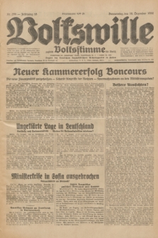 Volkswille : zugleich Volksstimme für Bielitz : Organ der Deutschen Sozialistischen Arbeitspartei in Polen. Jg.18, Nr. 299 (29 Dezember 1932) + dod.