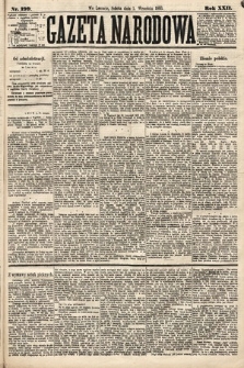 Gazeta Narodowa. 1883, nr 199