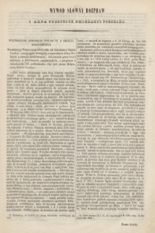 Wywod Słowny, Rozpraw i Akta Publiczne Emigracyi Polskiéj. 1844, № 6 (17 marca)