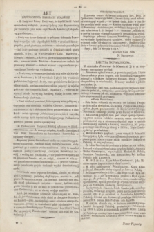 Wywod Słowny, Rozpraw i Akta Publiczne Emigracyi Polskiéj. 1844, № 15 (21 sierpnia)