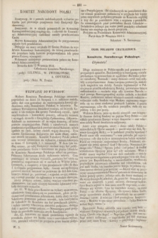 Wywod Słowny, Rozpraw i Akta Publiczne Emigracyi Polskiéj. 1844, № 17 (9 października)