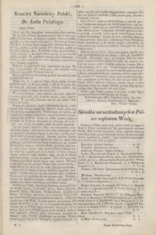 Wywod Słowny, Rozpraw i Akta Publiczne Emigracyi Polskiéj. 1845, № 22 (16 stycznia)