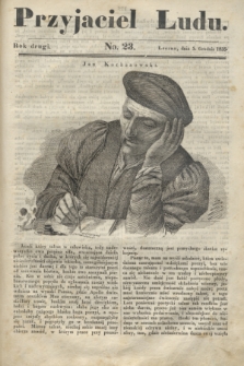 Przyjaciel Ludu. R.2, [T.1], No. 23 (5 grudnia 1835)