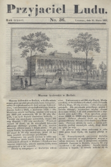 Przyjaciel Ludu. R.3, [T.2], No. 36 (11 marca 1837)