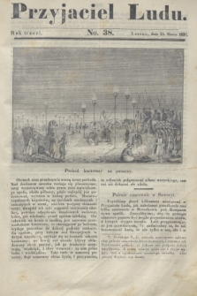Przyjaciel Ludu. R.3, [T.2], No. 38 (25 marca 1837)