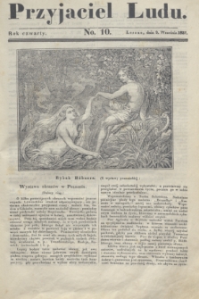 Przyjaciel Ludu. R.4, [T.1], No. 10 (9 września 1837)