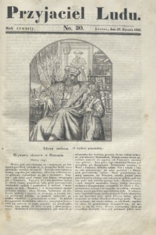 Przyjaciel Ludu. R.4, [T.2], No. 30 (27 stycznia 1838)