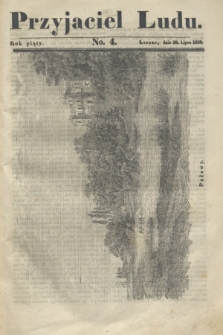 Przyjaciel Ludu. R.5, [T.1], No. 4 (28 lipca 1838)