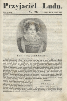 Przyjaciel Ludu. R.5, [T.1], No. 23 (8 grudnia 1838)