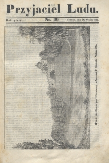 Przyjaciel Ludu. R.5, [T.2], No. 30 (26 stycznia 1839)