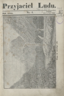 Przyjaciel Ludu. R.6, [T.1], No. 1 (6 lipca 1839)